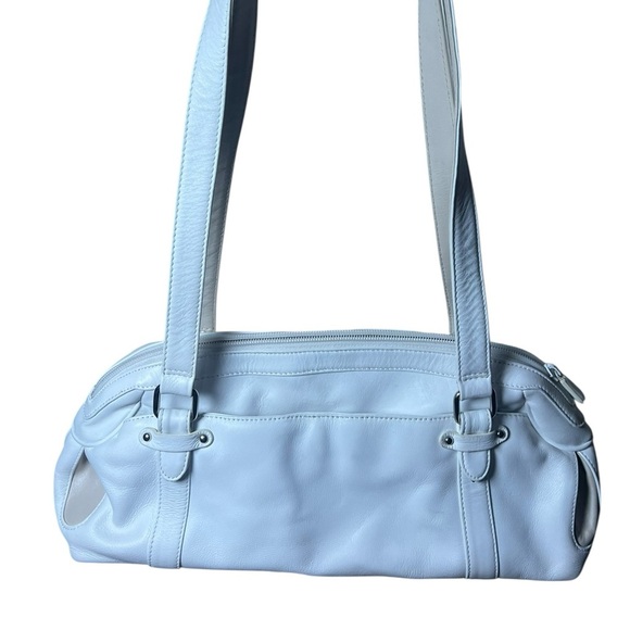 Derek Alexander - Chic White Leather Shoulder Bag - Picture 5 of 5